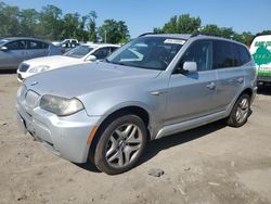 Salvage cars for sale from Copart Baltimore, MD: 2007 BMW X3 3.0SI