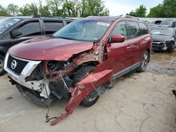 Salvage cars for sale from Copart Bridgeton, MO: 2014 Nissan Pathfinder S