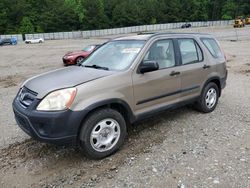 Salvage cars for sale at Gainesville, GA auction: 2005 Honda CR-V LX