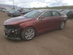 Salvage cars for sale at Colorado Springs, CO auction: 2014 Lincoln MKZ Hybrid