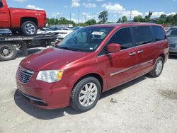 Salvage cars for sale at Bridgeton, MO auction: 2015 Chrysler Town & Country Touring