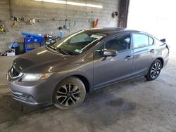 Salvage cars for sale at Angola, NY auction: 2015 Honda Civic EX