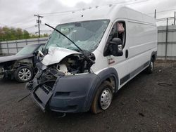 Salvage trucks for sale at New Britain, CT auction: 2017 Dodge RAM Promaster 2500 2500 High
