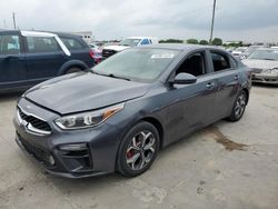 Salvage cars for sale at Grand Prairie, TX auction: 2019 KIA Forte FE