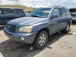 Salvage cars for sale at Littleton, CO auction: 2003 Toyota Highlander Limited
