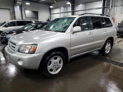 Salvage cars for sale at Ham Lake, MN auction: 2007 Toyota Highlander Sport