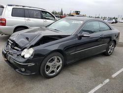 Salvage cars for sale from Copart Rancho Cucamonga, CA: 2007 Mercedes-Benz CLK 550