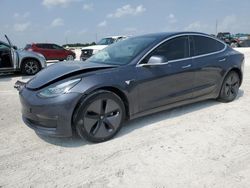 Salvage cars for sale at Arcadia, FL auction: 2019 Tesla Model 3