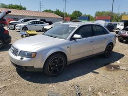 Audi A4 1.8T salvage cars for sale: 2002 Audi A4 1.8T