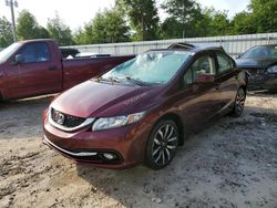 Salvage cars for sale at Midway, FL auction: 2015 Honda Civic EXL