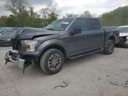 Salvage cars for sale at Ellwood City, PA auction: 2017 Ford F150 Supercrew