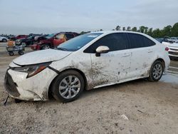 Salvage cars for sale at Houston, TX auction: 2022 Toyota Corolla LE