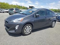 Salvage cars for sale at Exeter, RI auction: 2015 Toyota Prius C