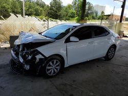 Salvage cars for sale at Gaston, SC auction: 2016 Toyota Corolla L