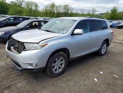 Salvage cars for sale from Copart Marlboro, NY: 2011 Toyota Highlander Base