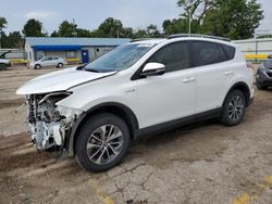 Salvage cars for sale from Copart Wichita, KS: 2018 Toyota Rav4 HV LE