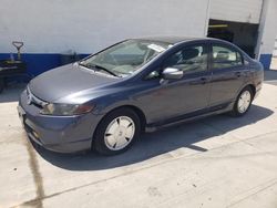 Salvage cars for sale from Copart Farr West, UT: 2006 Honda Civic Hybrid