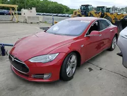 Carros salvage a la venta en subasta: 2015 Tesla Model S
