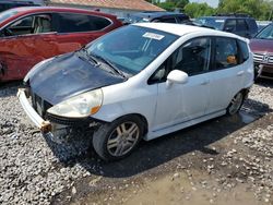 Vehiculos salvage en venta de Copart Columbus, OH: 2007 Honda FIT S