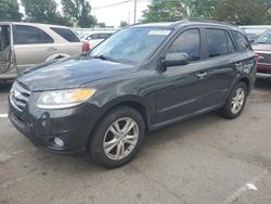 Vehiculos salvage en venta de Copart Moraine, OH: 2012 Hyundai Santa FE Limited