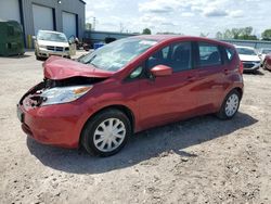 Salvage cars for sale at Central Square, NY auction: 2015 Nissan Versa Note S