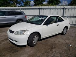 Salvage cars for sale at West Mifflin, PA auction: 2004 Honda Civic DX VP