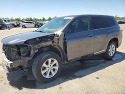 Salvage cars for sale at Fresno, CA auction: 2011 Toyota Highlander Base