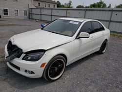Salvage cars for sale at York Haven, PA auction: 2008 Mercedes-Benz C300