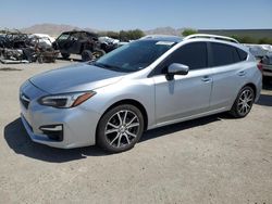 Salvage cars for sale at Las Vegas, NV auction: 2019 Subaru Impreza Limited