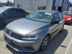 Salvage cars for sale at Vallejo, CA auction: 2016 Volkswagen Jetta SE