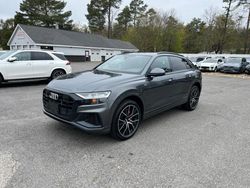 Salvage cars for sale at North Billerica, MA auction: 2019 Audi Q8 Premium Plus S-Line