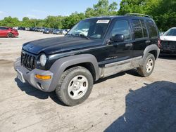 Salvage cars for sale from Copart Ellwood City, PA: 2002 Jeep Liberty Sport