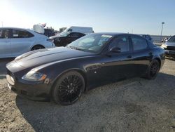 Salvage cars for sale at Antelope, CA auction: 2012 Maserati Quattroporte S