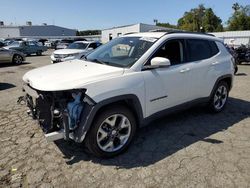 Salvage cars for sale at Vallejo, CA auction: 2018 Jeep Compass Limited