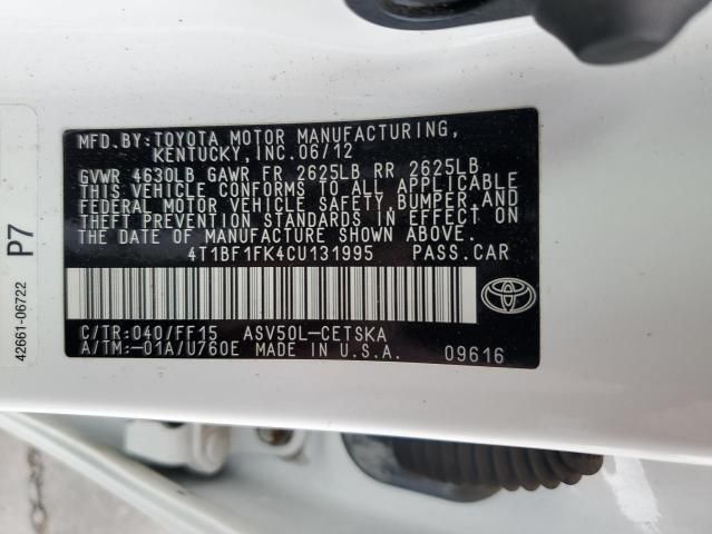 2012 Toyota Camry Base