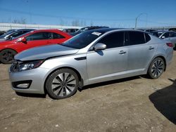 Salvage cars for sale from Copart Nisku, AB: 2011 KIA Optima EX