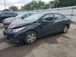 Salvage cars for sale at Moraine, OH auction: 2016 Chevrolet Cruze LS