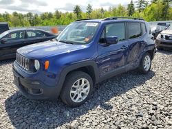 Jeep salvage cars for sale: 2018 Jeep Renegade Latitude