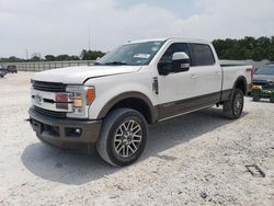 Salvage cars for sale at New Braunfels, TX auction: 2017 Ford F250 Super Duty
