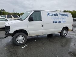 Salvage trucks for sale at Exeter, RI auction: 2010 Ford Econoline E150 Van
