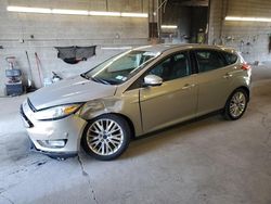 Salvage cars for sale from Copart Angola, NY: 2015 Ford Focus Titanium