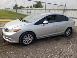 Salvage cars for sale at Houston, TX auction: 2012 Honda Civic EX