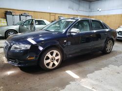 Salvage cars for sale at Kincheloe, MI auction: 2007 Audi New S4 Quattro