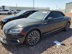 Salvage cars for sale from Copart Phoenix, AZ: 2018 Audi A5 Premium Plus