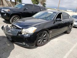 Salvage cars for sale from Copart Rancho Cucamonga, CA: 2007 Infiniti M35 Base