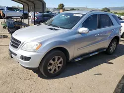 Salvage cars for sale at San Martin, CA auction: 2006 Mercedes-Benz ML 350