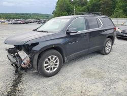 Salvage cars for sale at Concord, NC auction: 2021 Chevrolet Traverse LT