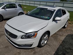 Salvage cars for sale at Mcfarland, WI auction: 2015 Volvo S60 Premier