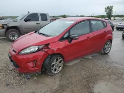 Salvage cars for sale at Kansas City, KS auction: 2012 Ford Fiesta SES
