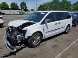 Chrysler Town & Country Touring l salvage cars for sale: 2016 Chrysler Town & Country Touring L